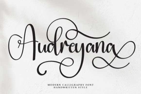 Audreyana: A Handwritten Font That Feels Like a Warm Hello
