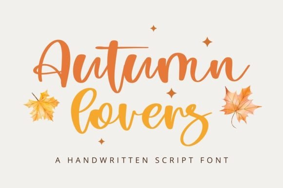 Autumn Lovers: A Handwritten Font That Elevates Digital Branding