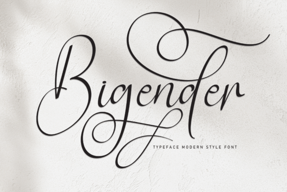 Bigender Font: A Sweet, Professional Touch for Your Brand