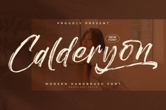 Calderyon: A Modern Handbrush Typeface for Editorial Clarity