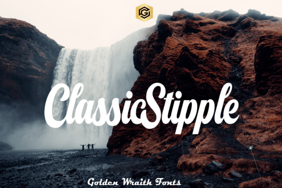 Classic Stipple: A Vintage Script Font for Handmade Brands