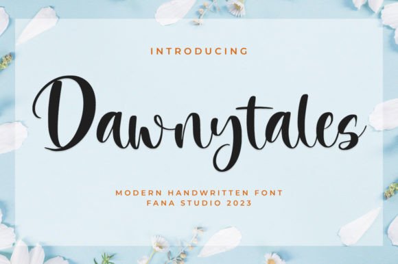 Dawnytales Script Font for Elegant Digital Branding