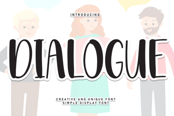 Dialogue Handwritten Font for Crafters & Sellers