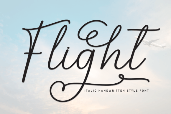 Flight Handwritten Font for Digital Branding