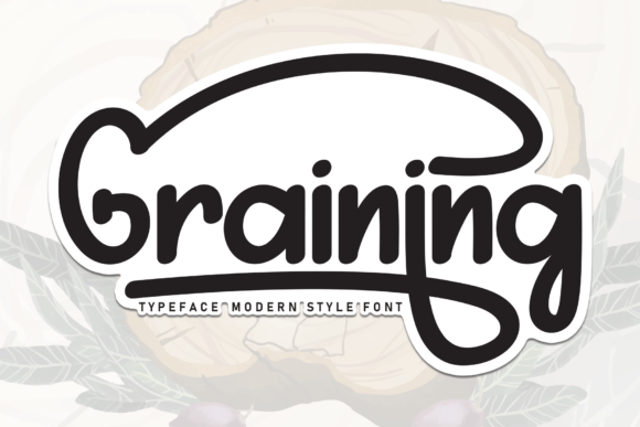 Graining: A Sweet Handwritten Font for Digital Charm