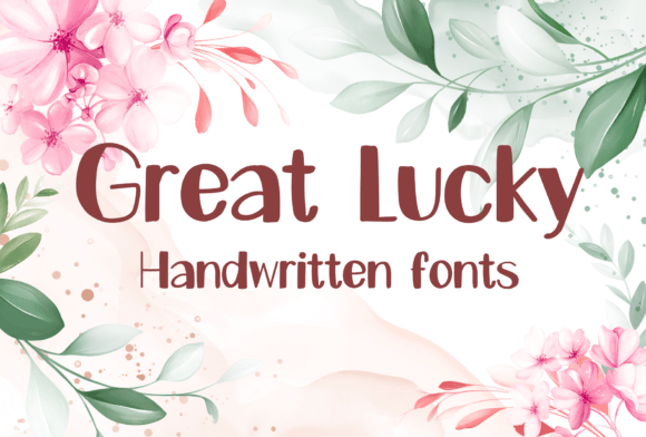 Great Lucky: A Handwritten Script Font for Editorial Charm