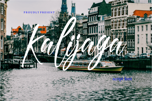 Kalijaga: A Modern Script Font for Digital Branding