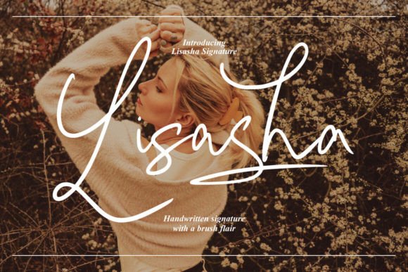 Lisasha: A Handmade Script Font That Feels Like a Signature