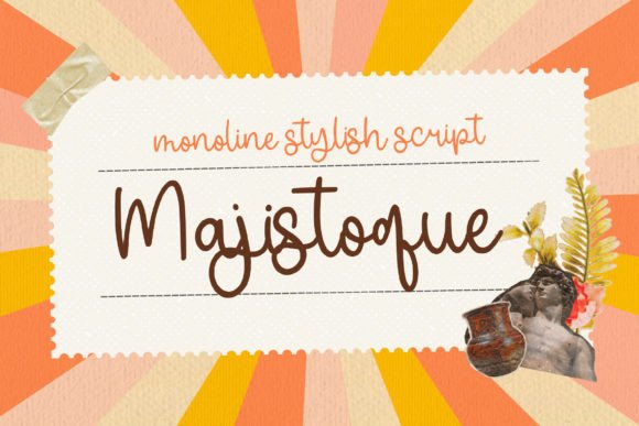 Majistoque: A Seductive Script Typeface for Digital Branding