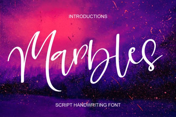 Marbles: A Handwritten Font That Elevates Digital Branding