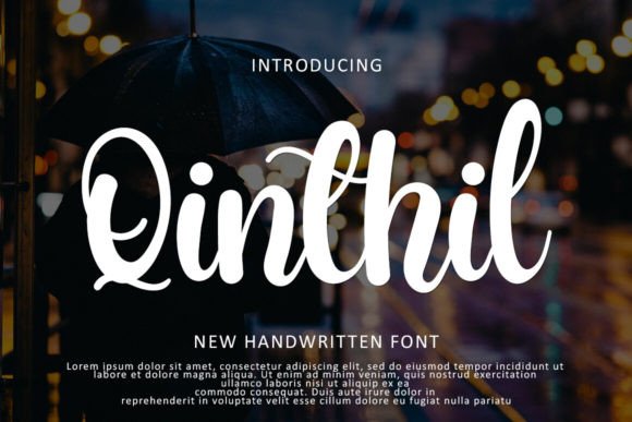 Qinthil: A Script Amp Font That Elevates Quiet Moments