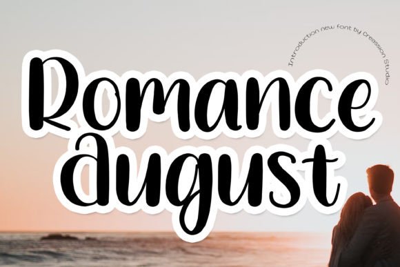 Romance August: A Script Font That Elevates Digital Branding