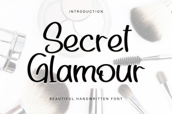 Secret Glamour: A Delicate Handwritten Font for Thoughtful Makers