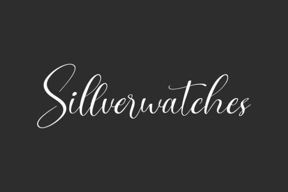 Sillverwatches: An Elegant Script Font for Small Business Branding