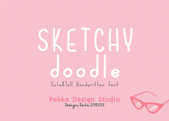 Sketchy Doodle: A Playful, Hand-Drawn Font for Whimsical Branding
