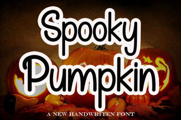 Spooky Pumpkin: A Handwritten Font That Captures Attention