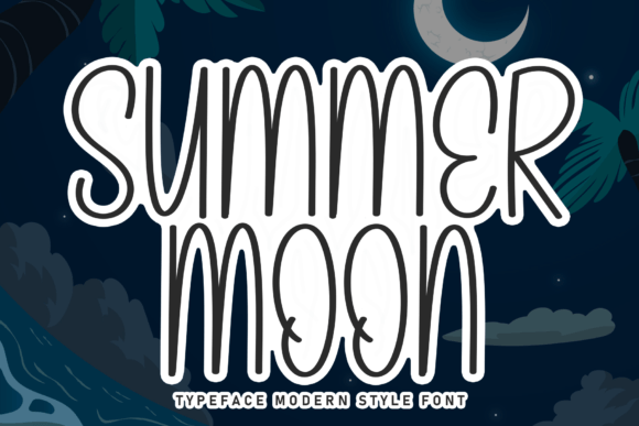 Summer Moon: A Friendly Handwritten Display Font for Campaign Warmth