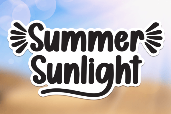 Summer Sunlight: A Friendly Handwritten Display Font for Scroll-Stopping Campaigns