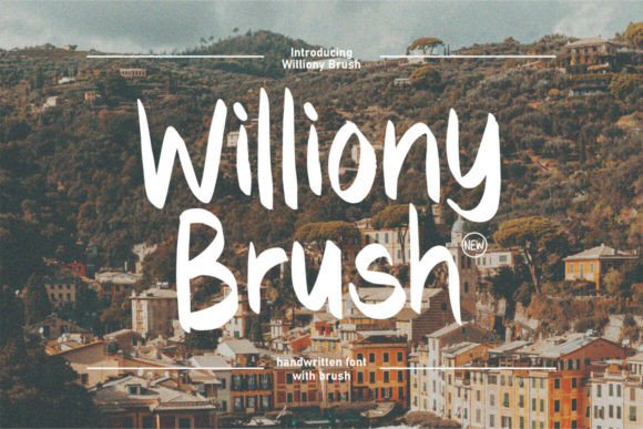 Williony Brush: A Handmade Script Font That Elevates Your Brand
